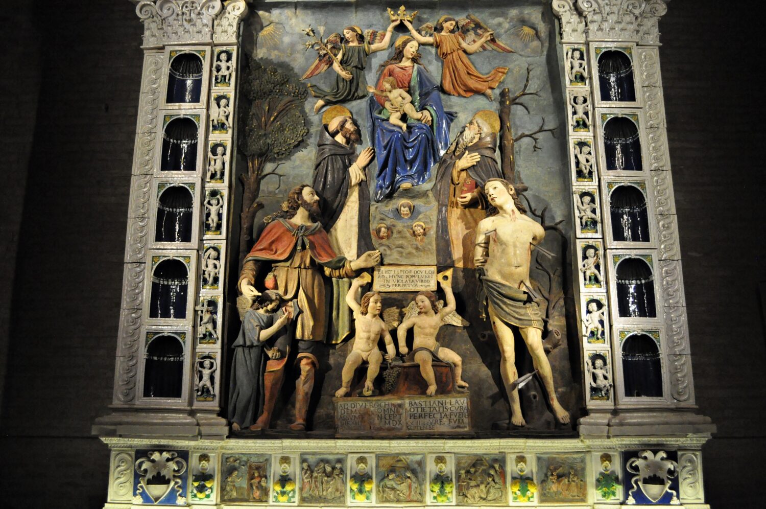Montecassiano (Macerata) - Pala d'altare Mattia della Robbia 